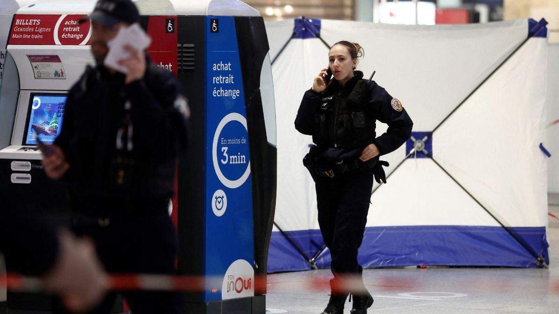 Apuñalan a 6 personas en estación de trenes en París; agresor es detenido por la policía